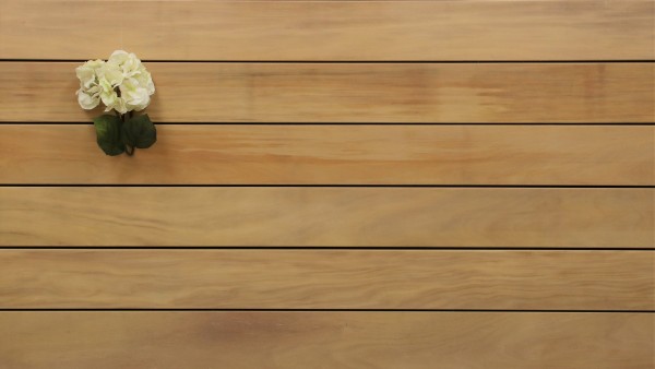 Angebot des Monats, Terrassenholz Garapa Bretter, 21 x 145 bis 6100 mm Dielen, glatt, Premium (KD) Holz für die Terrasse