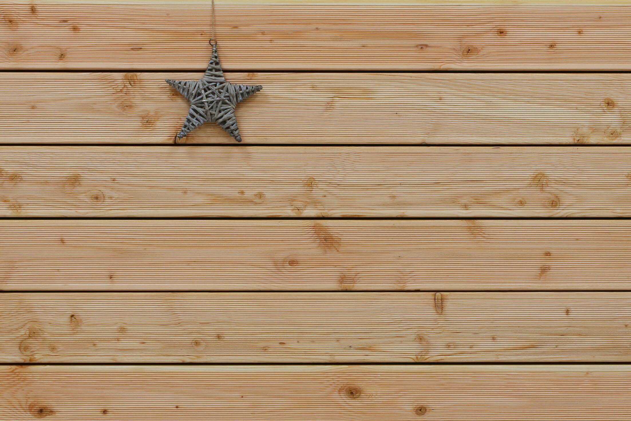 Terrassenholz Douglasie Bretter, 40 x 145 bis 5000 mm Dielen, fein gerillt, 9,80 €/lfm, Holz für die Terrasse